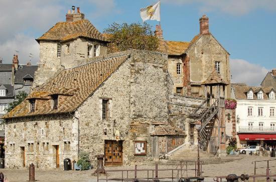 Ferienwohnung Escapade Au Coeur De Honfleur Avec Parking Prive Et Vue Panoramique Exterior foto